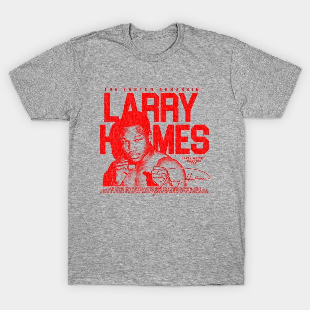 Larry Holmes Vintage - Red T-Shirt by Bingung Mikir Nama Design